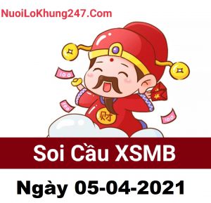 Soi cầu XSMB ngày 05–04–2021