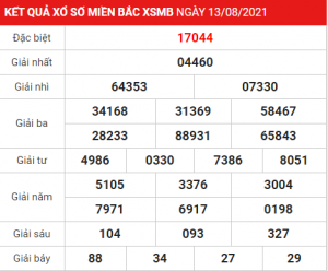 Soi cầu XSMB ngày 14–08–2021